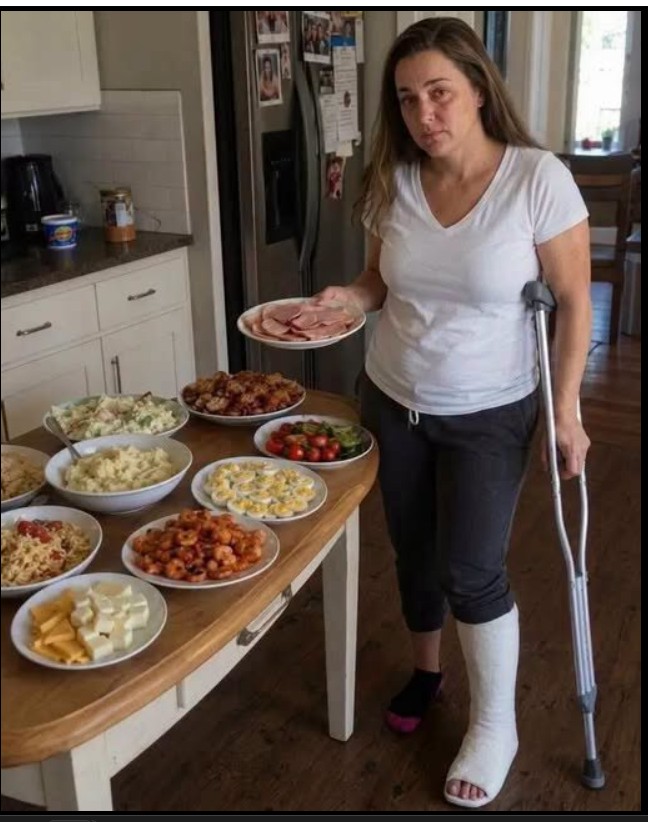 Pala sam sa polomljenom nogom dok sam spremala njegovu zabavu — a njega je zanimalo samo jedno