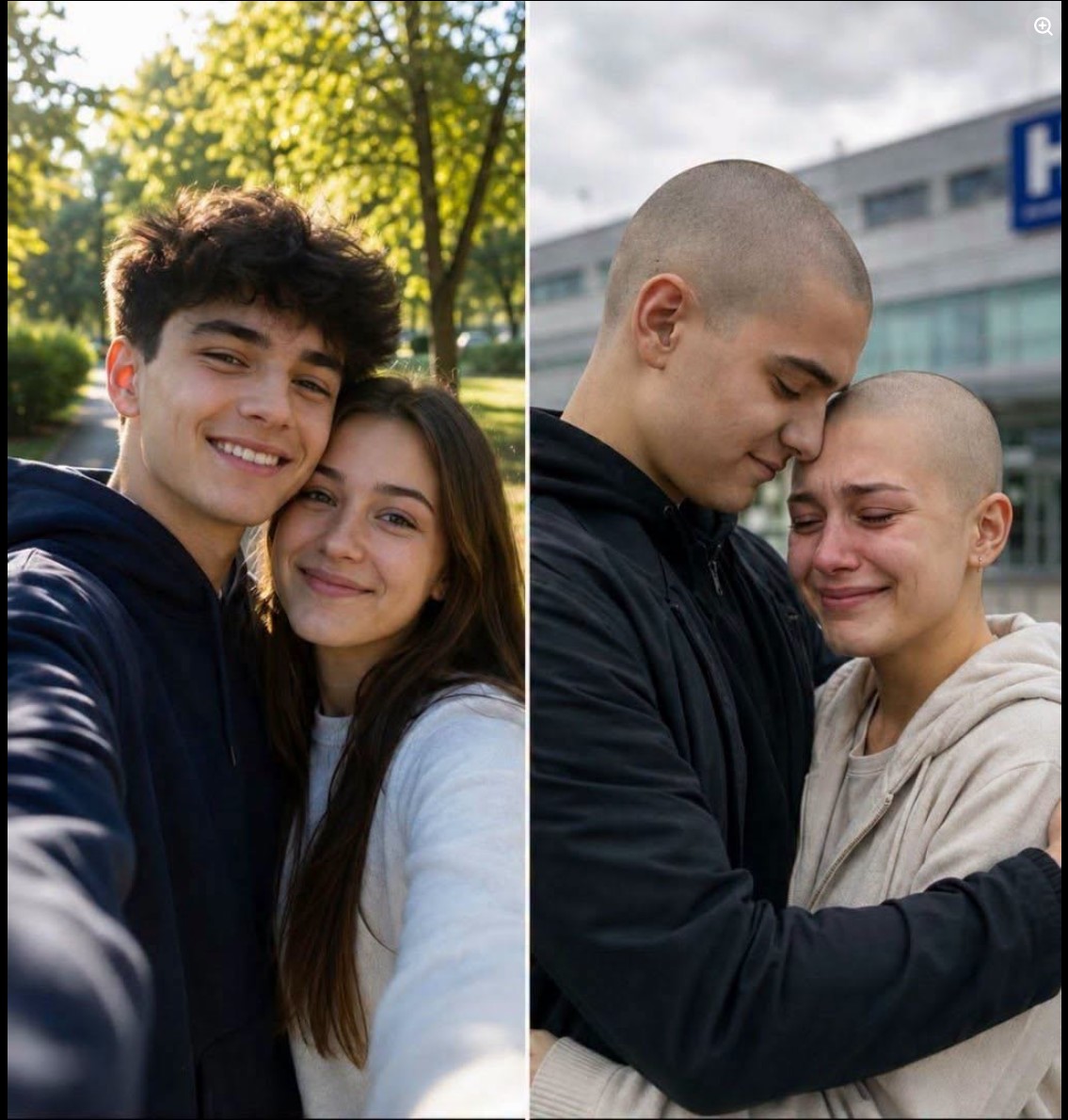 Sedamnaestogodišnjak je obrijao glavu zbog devojke obolele od raka, a poziv iz bolnice otkrio je da se njegova gesta tu nije završila