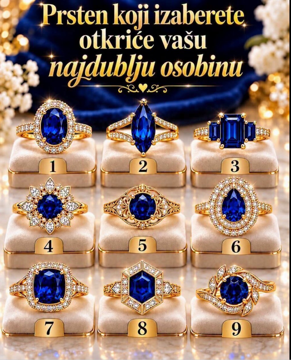 Izaberite jedan od devet prstenova i otkrijte koju osobinu najviše cenite kod sebe