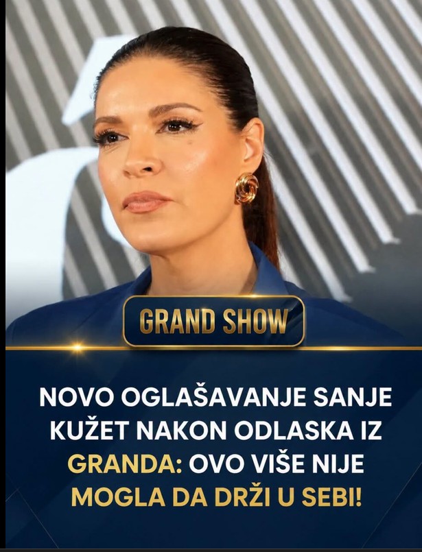 Sanja Kužet se oglasila posle odlaska iz „Zvezda Granda“: Jednom rečenicom nagovestila povratak na televiziju