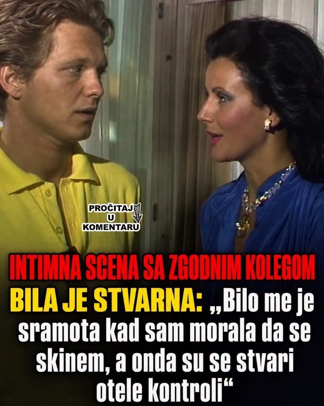 Intimna scena sa zgodnim kolegom bila je stvarna: