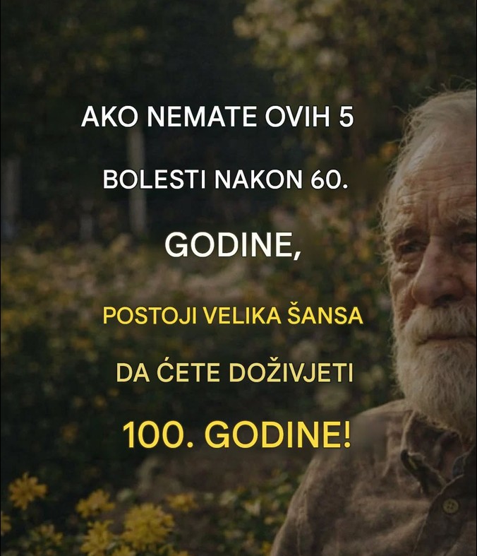 Kako dočekati stotu: 5 hroničnih bolesti koje treba izbeći do 60. godine