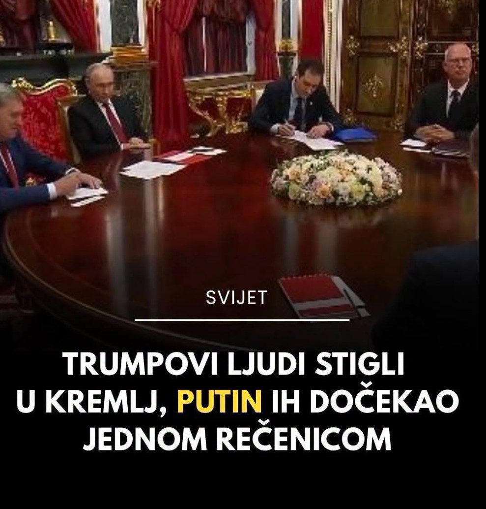 Trumpovi ljudi stigli u Kremlj, Putin ih dočekao jednom rečenicom