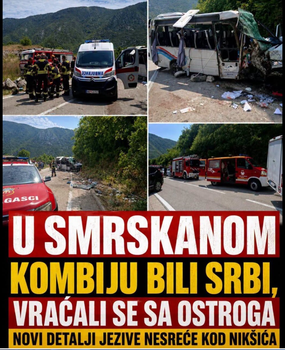 U SMRSKANOM KOMBIJU BILI SRBI, VRAĆALI SE SA OSTROGA Novi detalji jezive nesreće na Lipcima: Poginula devojka (21), dete reanimirano, 5 osoba na intenzivnoj