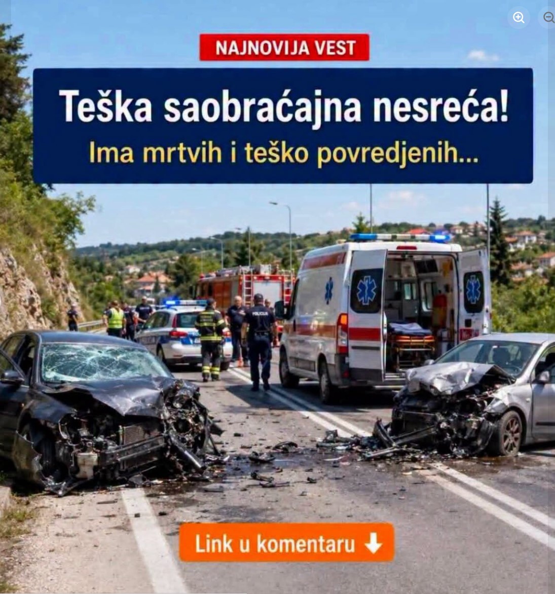 Tragedija kod Sopota: Jedan brat poginuo, drugom se ljekari bore za život nakon stravične nesreće