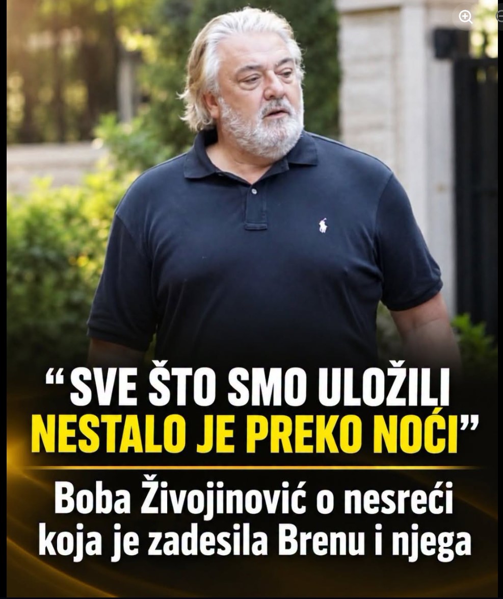 Boba Živojinović otkrio kako je preko noći izgubio sve: „Uz Brenu sam lakše podneo svaki pad“