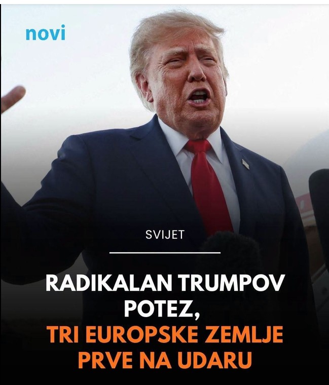 Radikalan Trumpov potez, tri europske zemlje prve na udaru