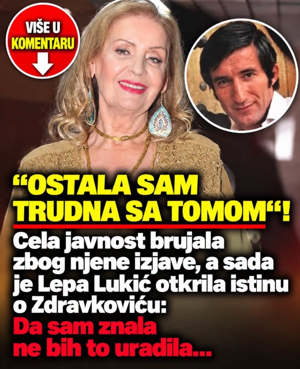 Lepa Lukić progovorila o bolnoj temi iz mladosti i otkrila pravu istinu o Tomi Zdravkoviću