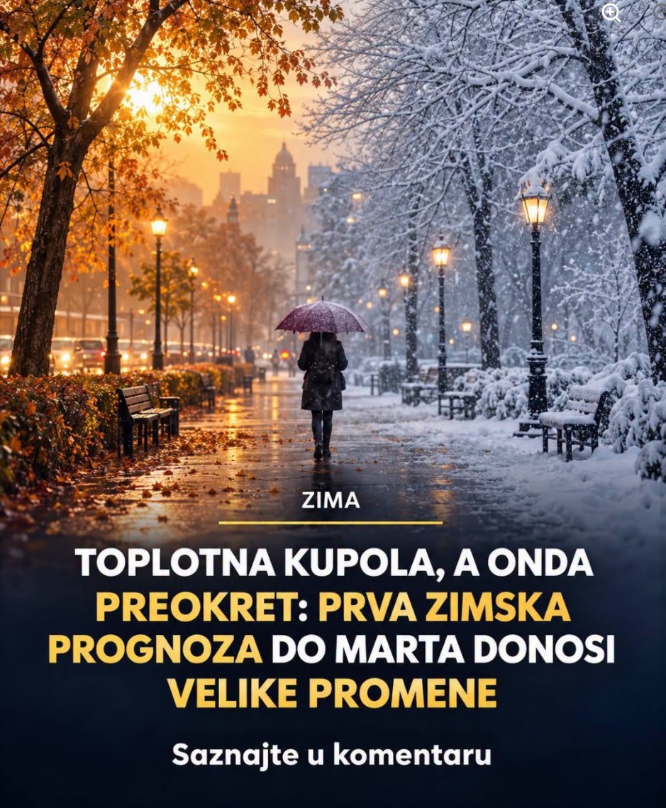 Od hladnog vremena do 25 stepeni: Srbiji stiže nagli preokret, a evo šta prvi modeli nagoveštavaju za zimu