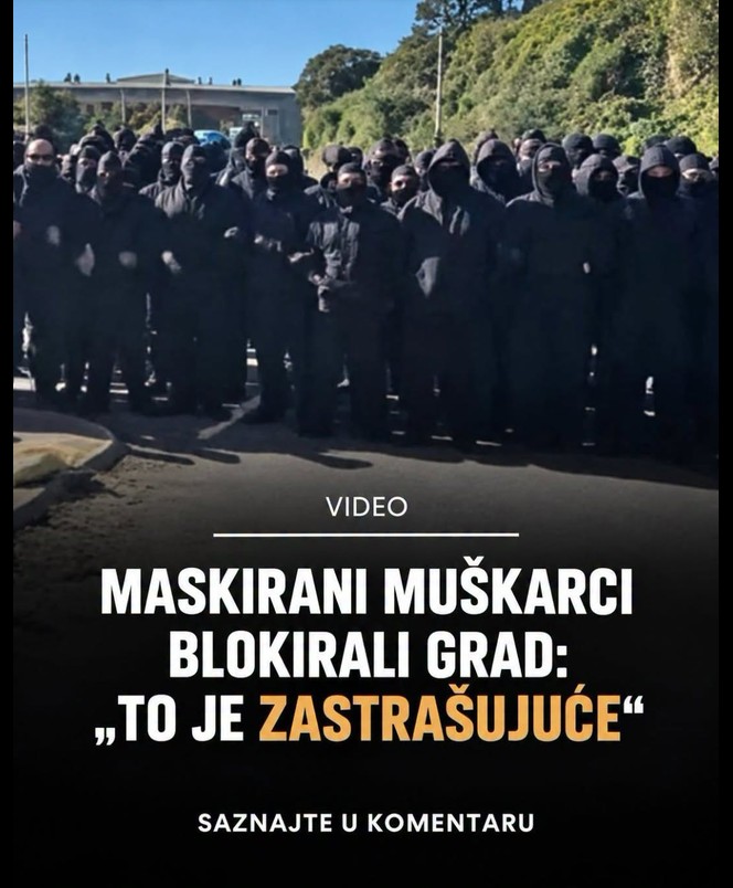 PROTEST BLOKIRAO PRILAZ LUCI DOVER: Maskirani demonstranti zaustavili saobraćaj, stvarale se višekilometarske kolone