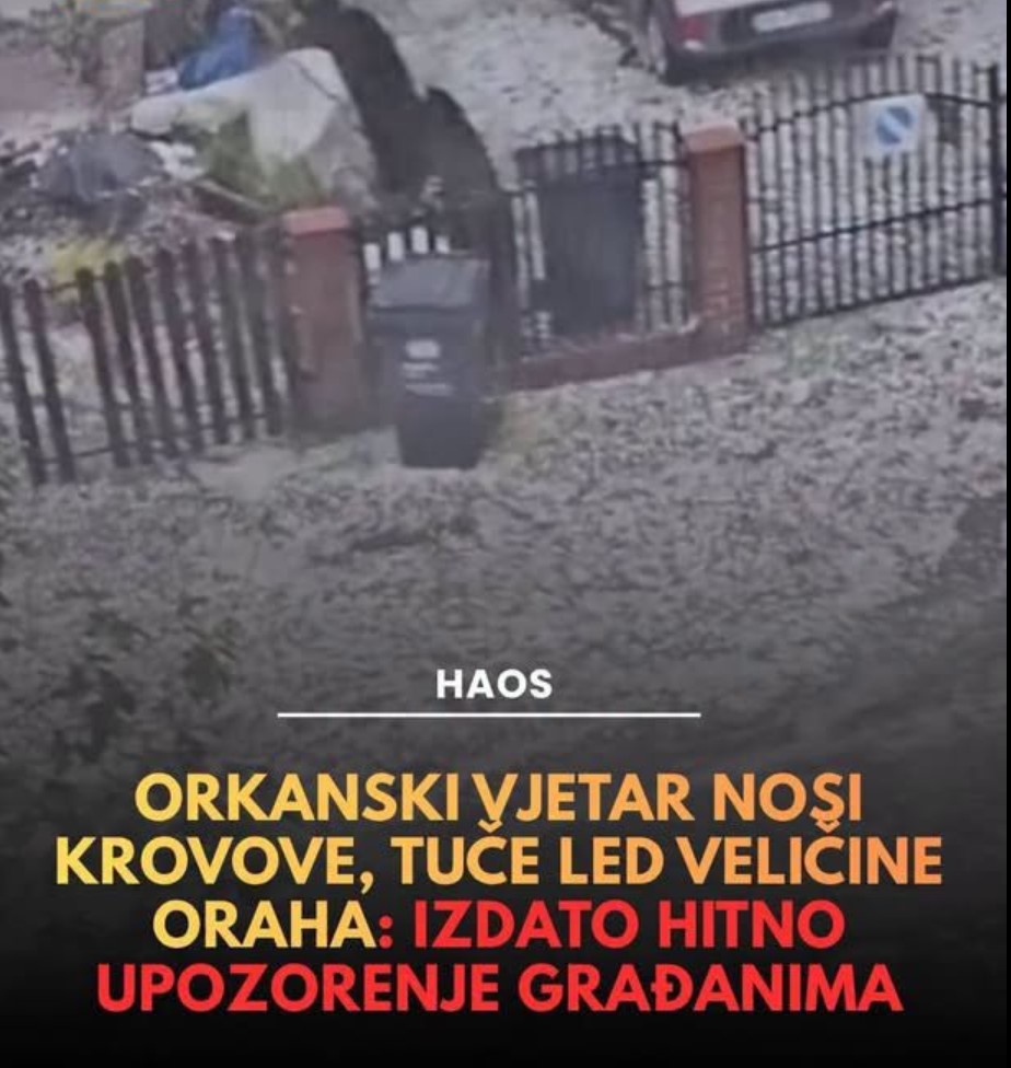 Snažno nevreme pogodilo region: Vetrovi rušili stabla, grad oštetio imovinu