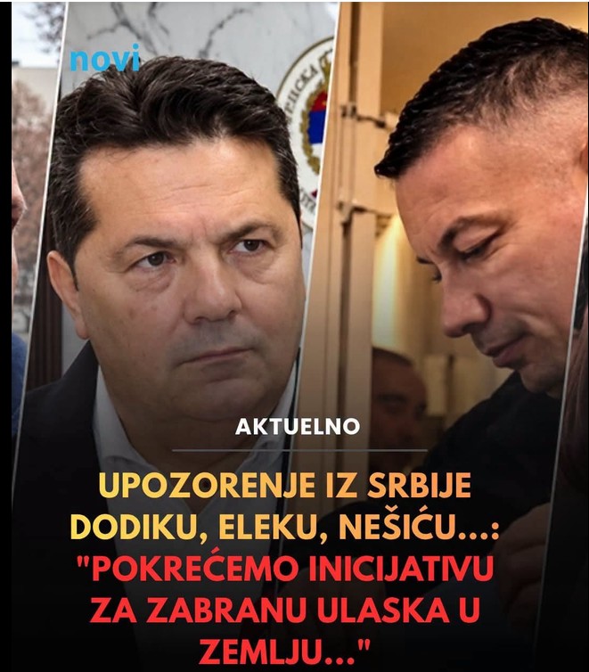 Upozorenje iz Srbije: Pokrećemo inicijativu za zabranu ulaska u zemlju…