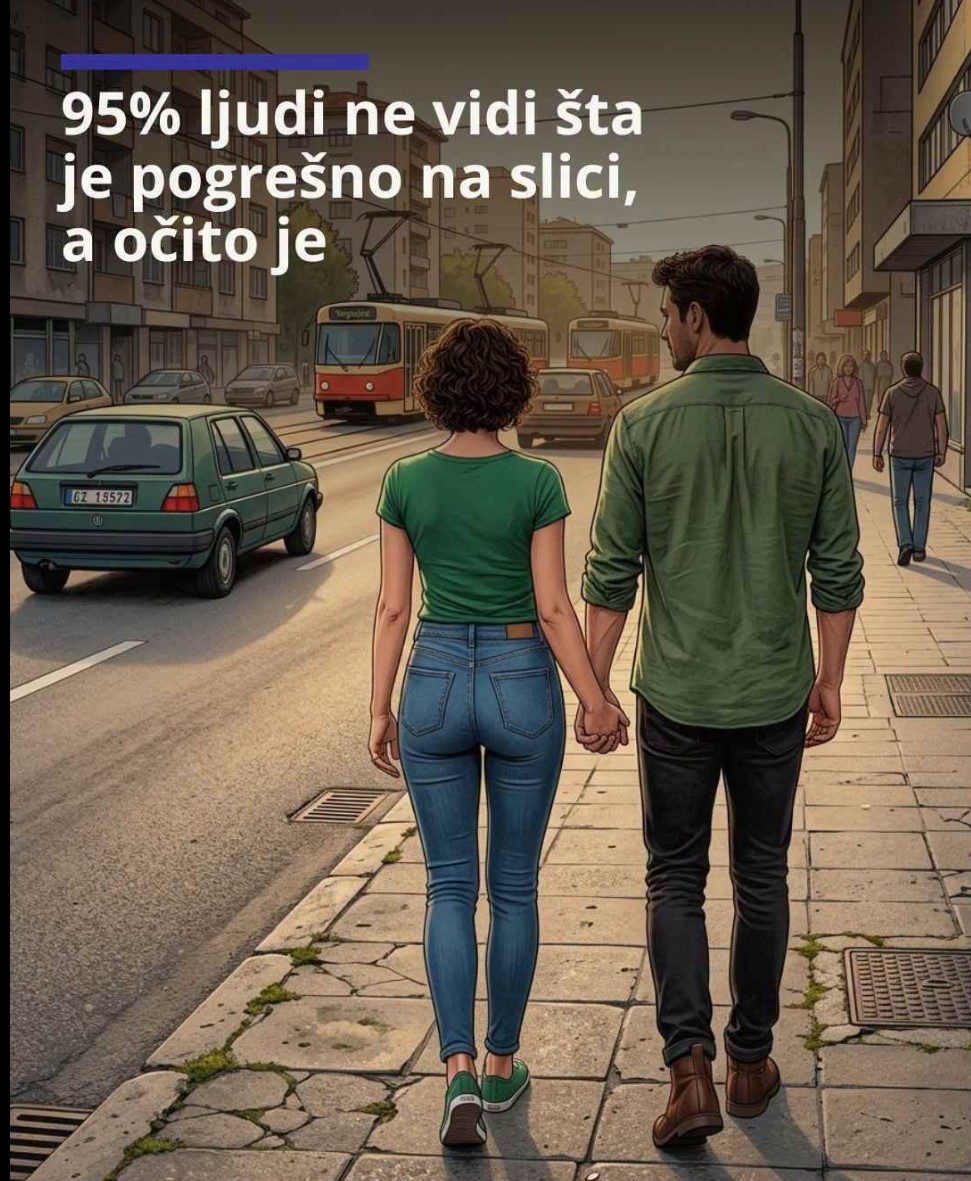 95% ljudi ne vidi šta je pogrešno na slici, a očito je