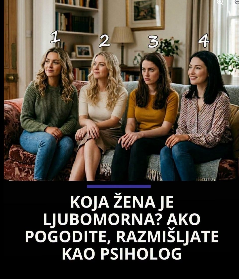 Koja žena je ljubomorna? Ako pogodite, razmišljate kao psiholog