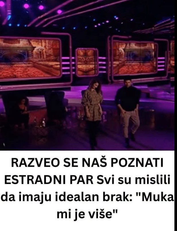RAZVELI SE SANI I NATALIJA TRIK FX?! Svi su mislili da im je brak idealan, a sada u programu uživo ŠOKIRALI: Više mi je MUKA!