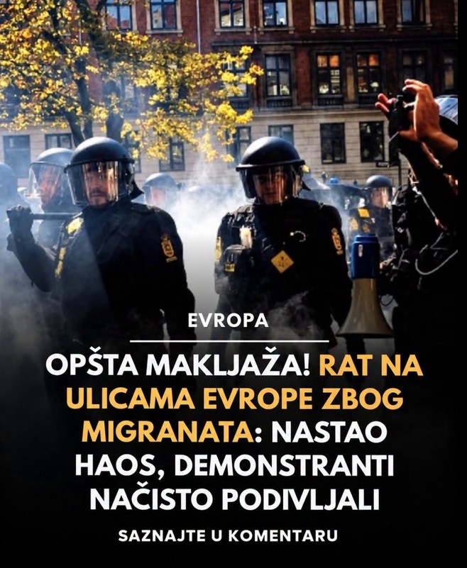 Politička napetost u Kopenhagenu: Policija razdvajala suprotstavljene demonstrante zbog pitanja migracija