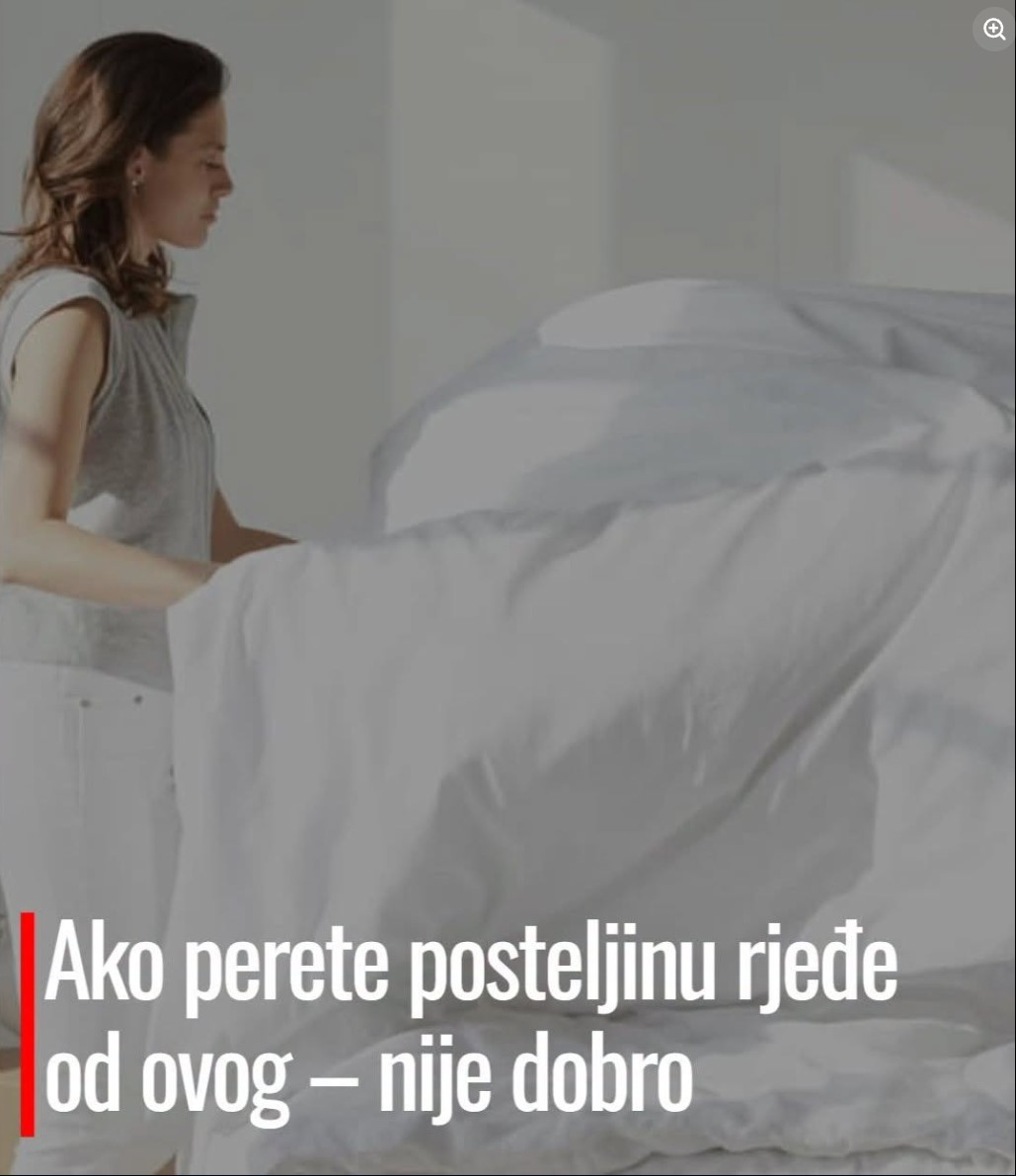 Ako perete posteljinu rjeđe od ovog – nije dobro