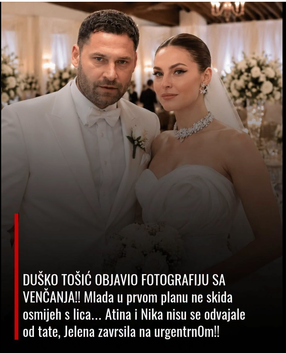 Duško Tošić objavio fotografiju sa vjenčanja