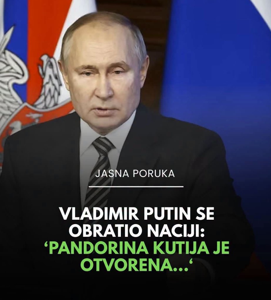 Vladimir Putin se obratio naciji: