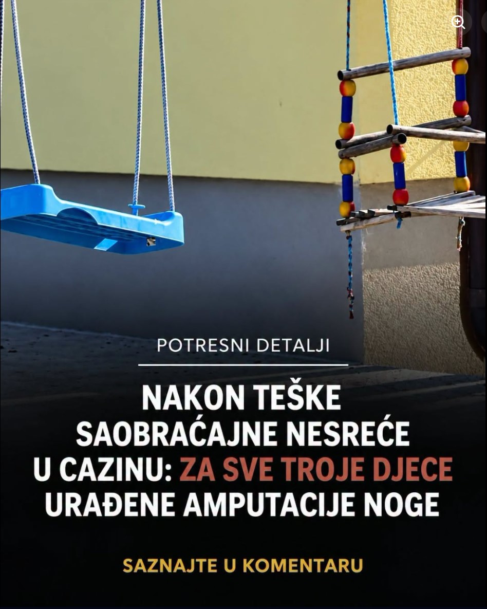 Teška saobraćajna nesreća kod Cazina: Detalji o zdravstvenom stanju povređene dece i istrazi protiv neodgovornog vozača