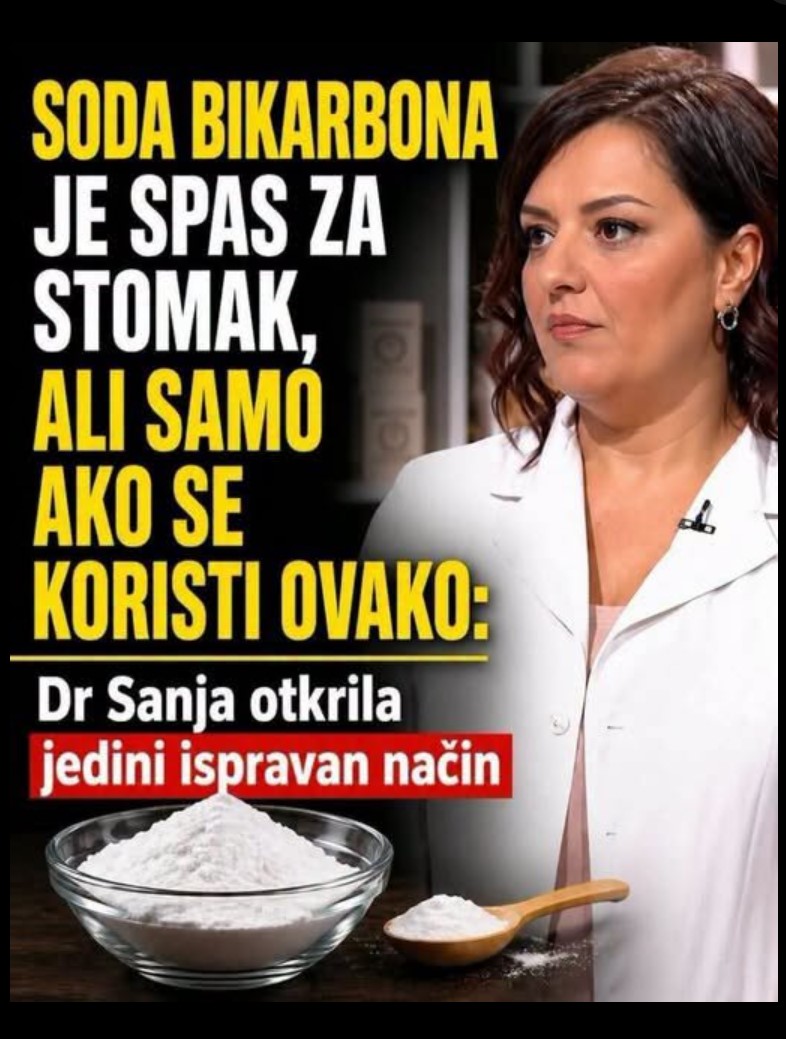 SODA BIKARBONA ZA GORUŠICU: Može brzo da pomogne, ali nije bezazlena i ne treba je uzimati svakodnevno