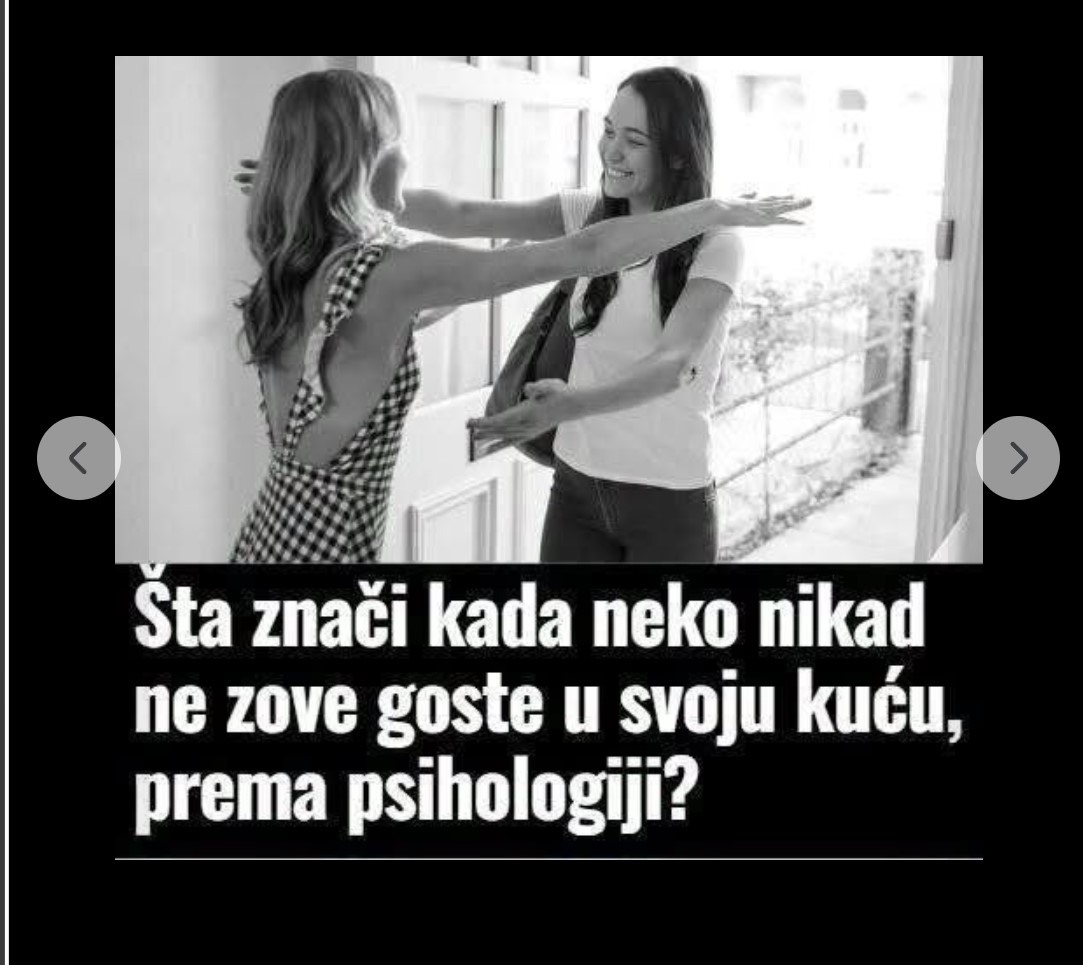 Zašto neki ljudi nikada ne pozivaju goste u svoj dom?