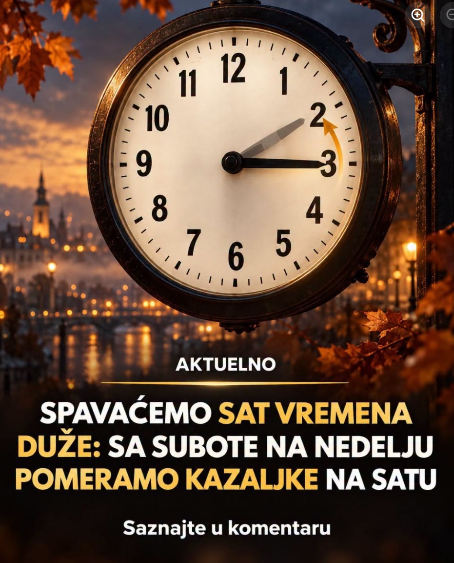 Zimsko računanje vremena 2026: Evo kada vraćamo kazaljke i da li se sat pomera unapred ili unazad