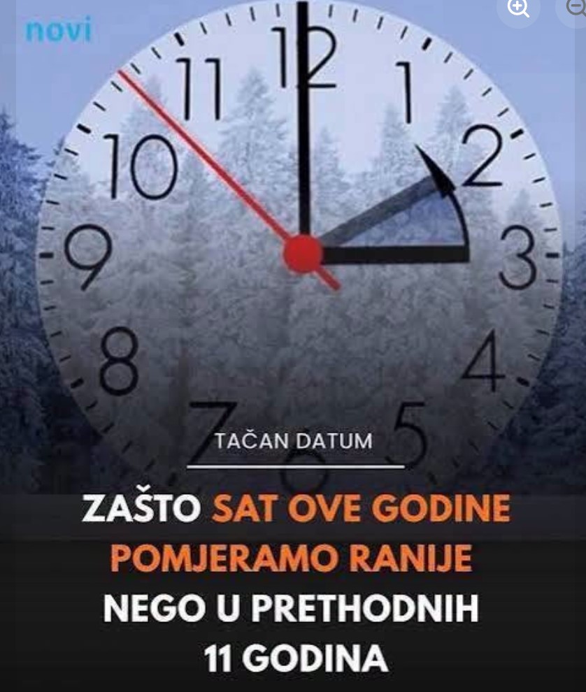Dan će trajati 25 sati: Evo kada pomeramo sat