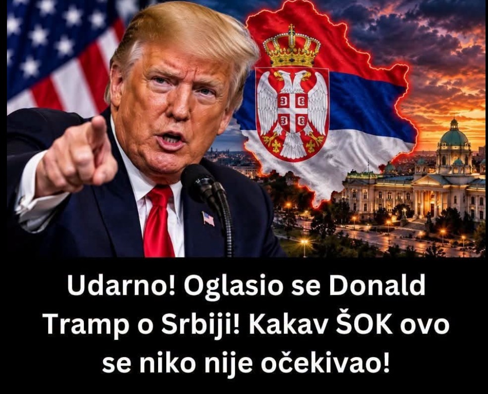 Tramp se oglasio o odnosima SAD i Srbije: Kratkom porukom odgovorio na pitanje novinara ispred Bele kuće