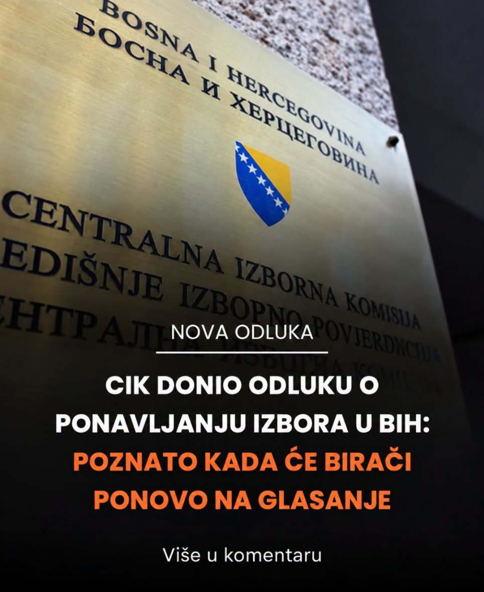 Ponovni izbori u Bukviku zakazani za 18. oktobar: CIK BiH doneo konačnu odluku zbog utvrđenih nepravilnosti