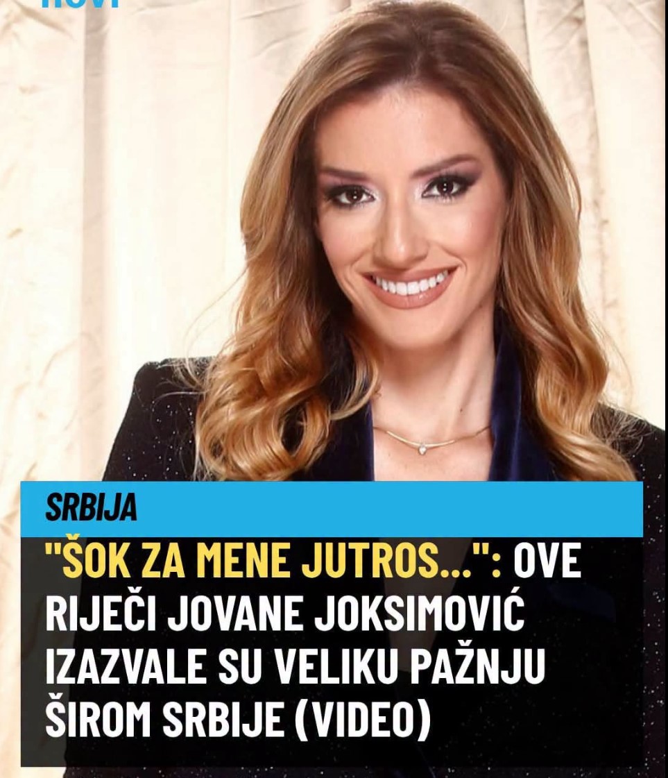 Viralni snimak iz jutarnjeg programa: Šta je zapravo rekla Jovana Joksimović i zašto je podigla prašinu na društvenim mrežama?