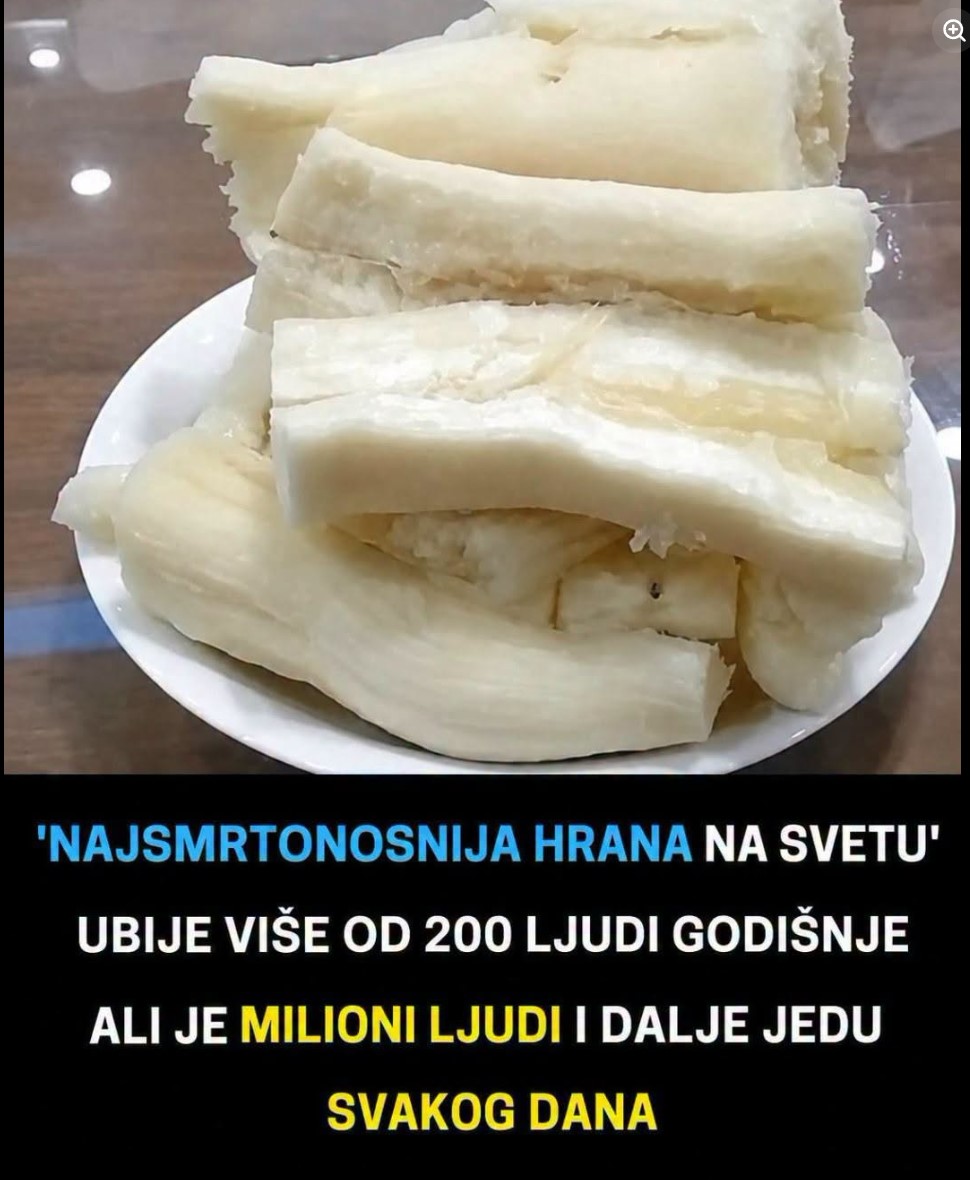 Najsmrtonosnija hrana na svijetu: Ubija više od 200 ljudi godišnje, ali je milioni ljudi i dalje jedu svakog dana