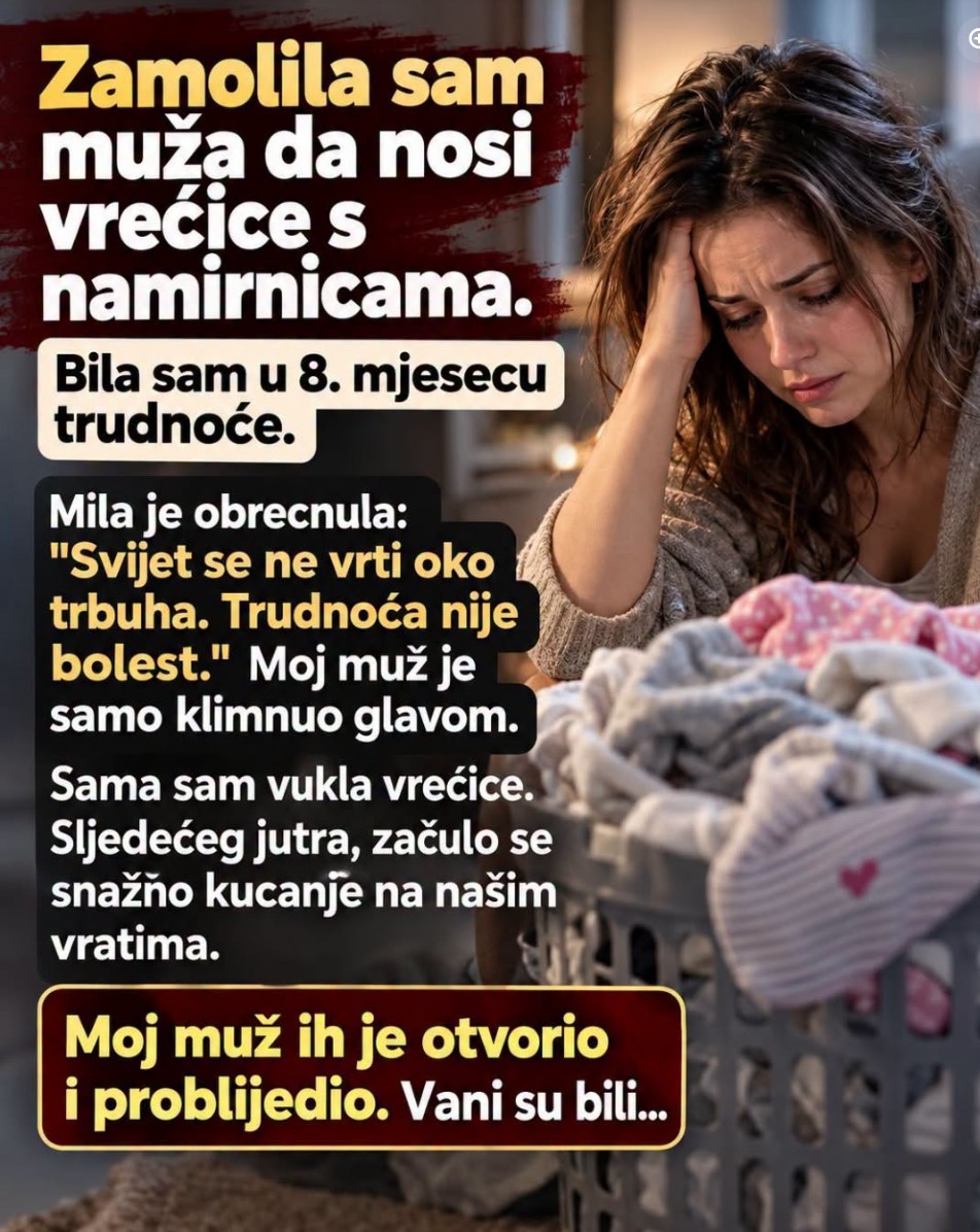 Trudnica nosila teške kese, svekrva joj rekla da trudnoća nije bolest, a svekar je sutradan reagovao