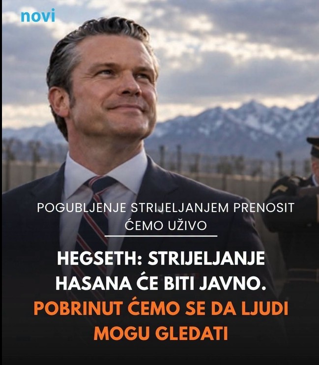Najavljeno istorijsko pogubljenje: Američka vojska po prvi put nakon više decenija priprema strijeljanje