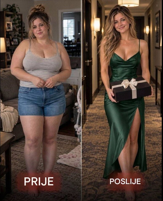 Nakon porođaja muž joj je postavio ultimatum: “Smršaj ili te ostavljam” – Kada je skinula 38 kilograma , iznenadila ga je u hotelu zbog čega je odjednom pobijedio