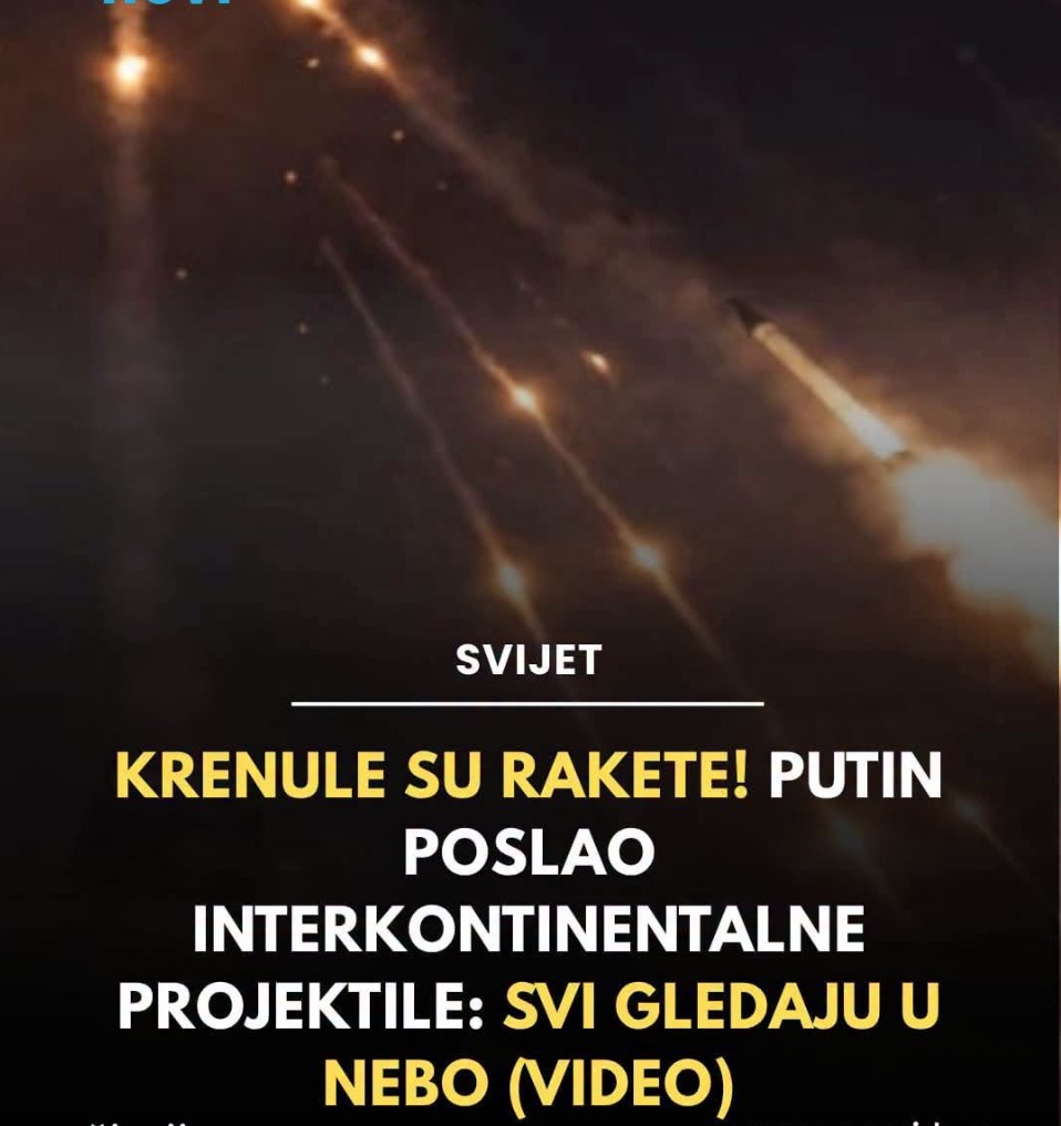 Krenule su rakete! Putin poslao interkontinentalne projektile: Svi gledaju u nebo