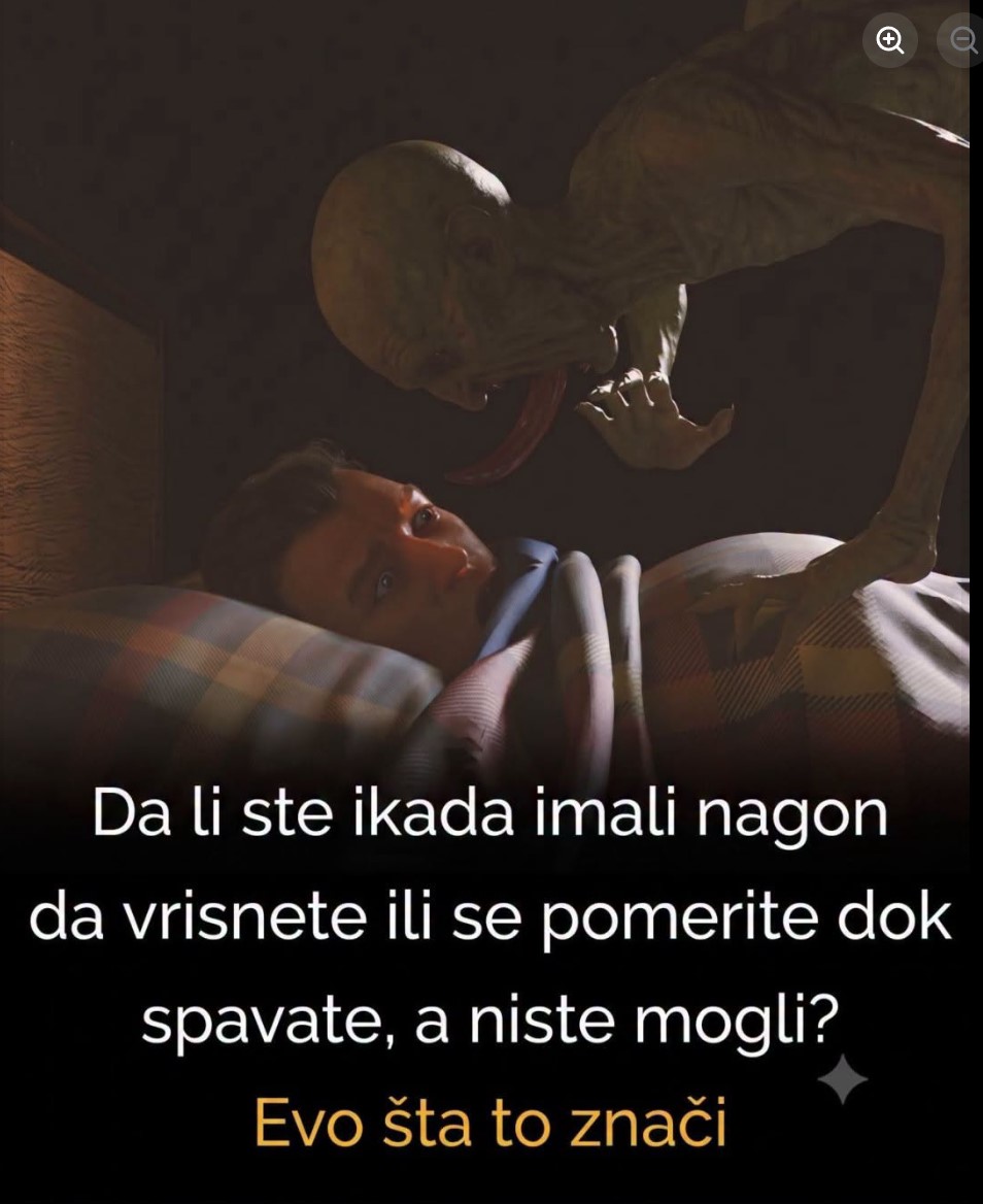 Da li ste se ikada probudili i niste mogli da se pomjerite? Evo šta je zapravo paraliza sna