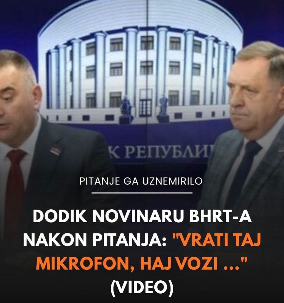 Na konferenciji za medije u Vladi Republike Srpske došlo je do žestoke verbalne rasprave